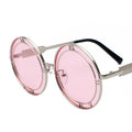 Designer Round Sunglasses For Women And Men Stylish Luxury Brand Unisex Glasses Punk Fashion Trend Eyewear UV400