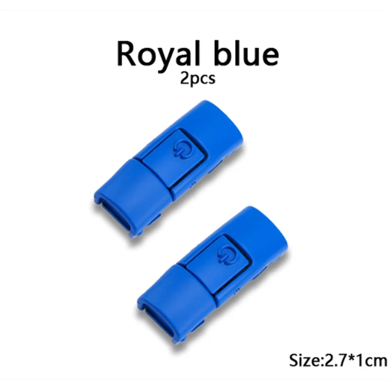 New Colorful Metal Shoelace Clip Press buckle Shoelaces Press Lock Shoes Accessories AF1 Sneakers Kits Metal Laces Tip