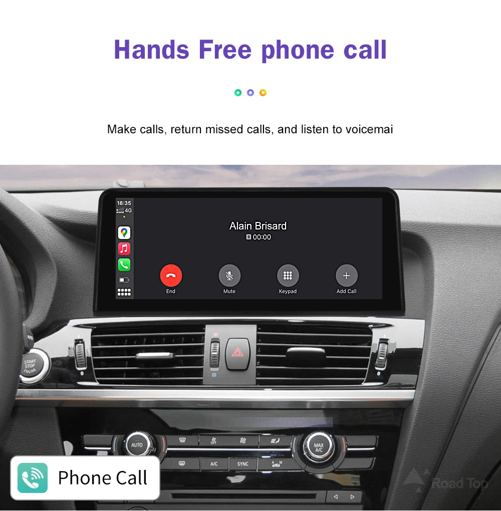 1920*720 Multimedia Touch Screen Wireless Carplay For BMW X3 F25 X4 F26 2014-2016 CIC NBT System Android Auto NBT System
