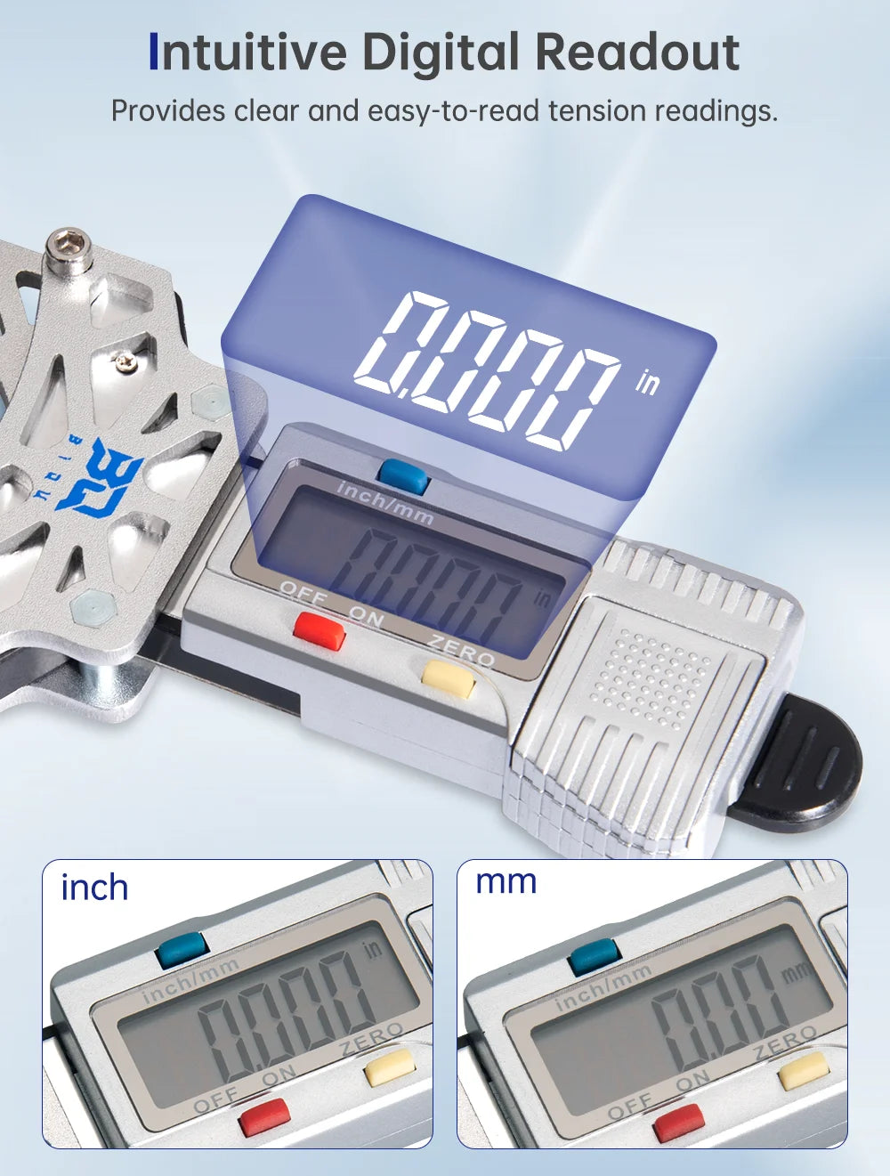 BIGTREETECH Belter High Precision Belt Tension Tool Digital Display User Friendly for VoronV2.4 Vzbot FDM 3D Printer Accessories