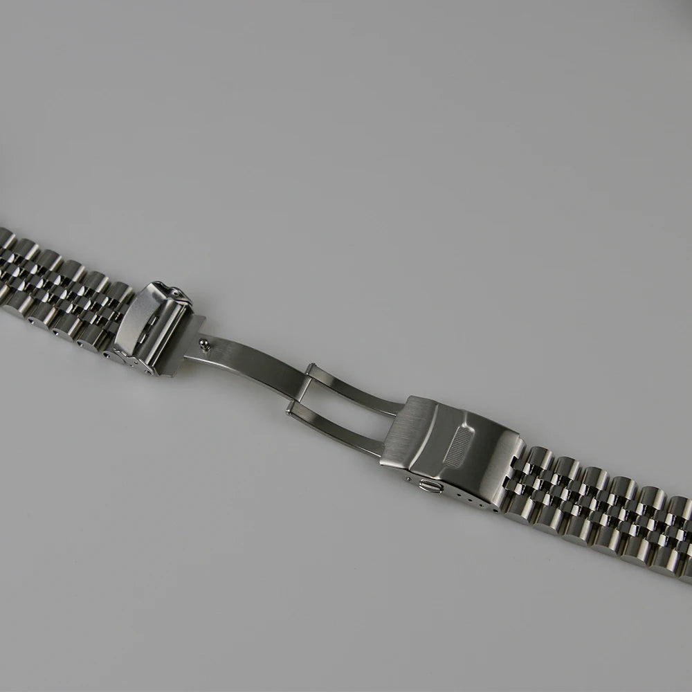 316L Stainless Steel  Coved Head  22mm Solid 5 Link SKX007 Watch Bracelet Band