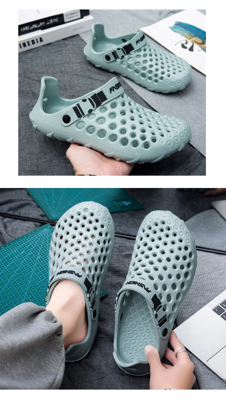 Mens Summer Sandals Comfortable Soft Slippers Breathable Lightweight Outdoor Casual Shoes for Men
