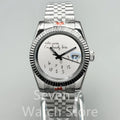 New DIY personality fashion mechanical watch polished teeth fixed frame sapphire glass NH35A automatic movement