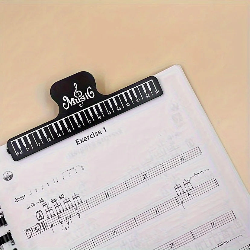 4pcs Music Book Clip, Secure Your Music Sheets with The Ultimate Music Book Clip - Perfect for Musicians,and Sheet Music Stands!