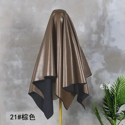 PU Soft Leather Fabric Artificial Leather Waterproof Micro Elastic Clothing Bag Designer Cloth Apparel Diy Sewing