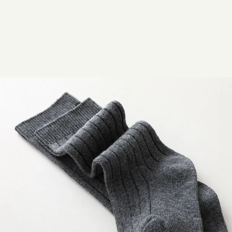 New Fashion Solid Baby Boys Girls Knee High Long Socks Cotton Breathable Stripe Soft Kids Sock Children School Uniform Socks