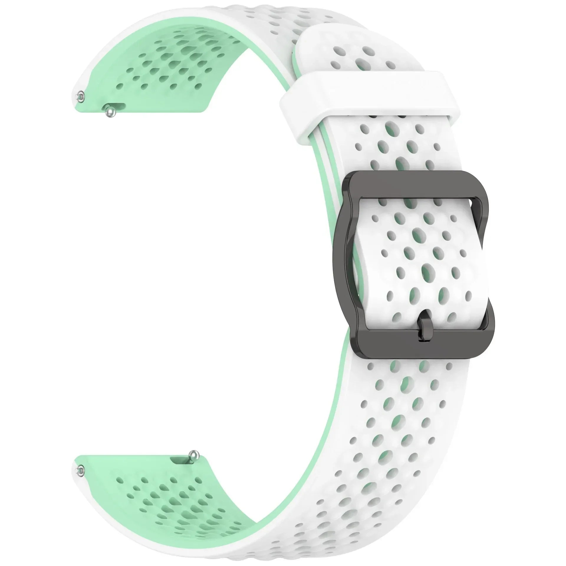 20mm 22mm Silicone Strap For Amazfit Active 2/GTS 4/3/2 Sports Breathable Bracelet Wristband Amazfit Bip 6/5 GTR 4/3 Accessories