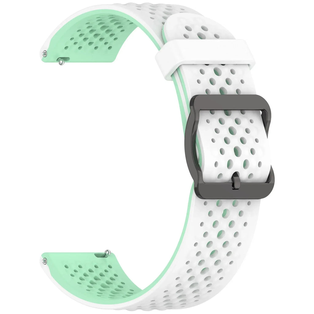 20mm 22mm Silicone Strap For Amazfit Active 2/GTS 4/3/2 Sports Breathable Bracelet Wristband Amazfit Bip 6/5 GTR 4/3 Accessories