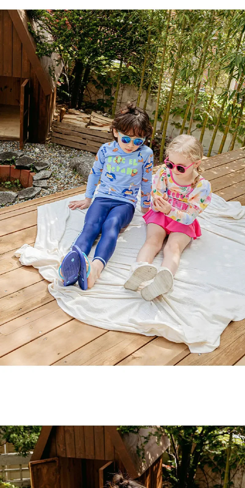 Children's Swimsuit for Boys 2025 New Style Baby Long Sleeved Long Pants Three Piece Set Sunscreen for Boys Aged 3-12 Swimsuit
