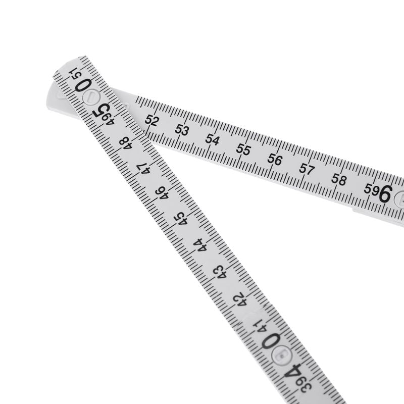 Folding Ruler Metric Measurements Lightweight Composite Construction Ruler 1M 2M for Craftsman Carpenters  EDC Tool Accessories