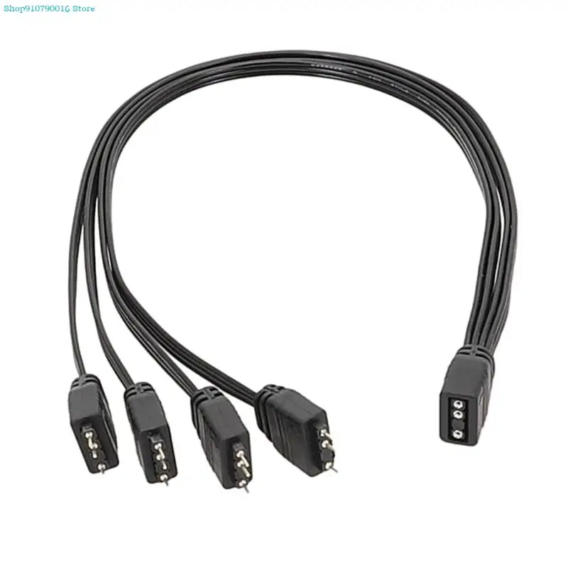 5V 3 Pin ARGB Splitter Cable 3Pin Addressable RGB Splitter Extension Connect and Extend Your Addressable LED Strips Fans