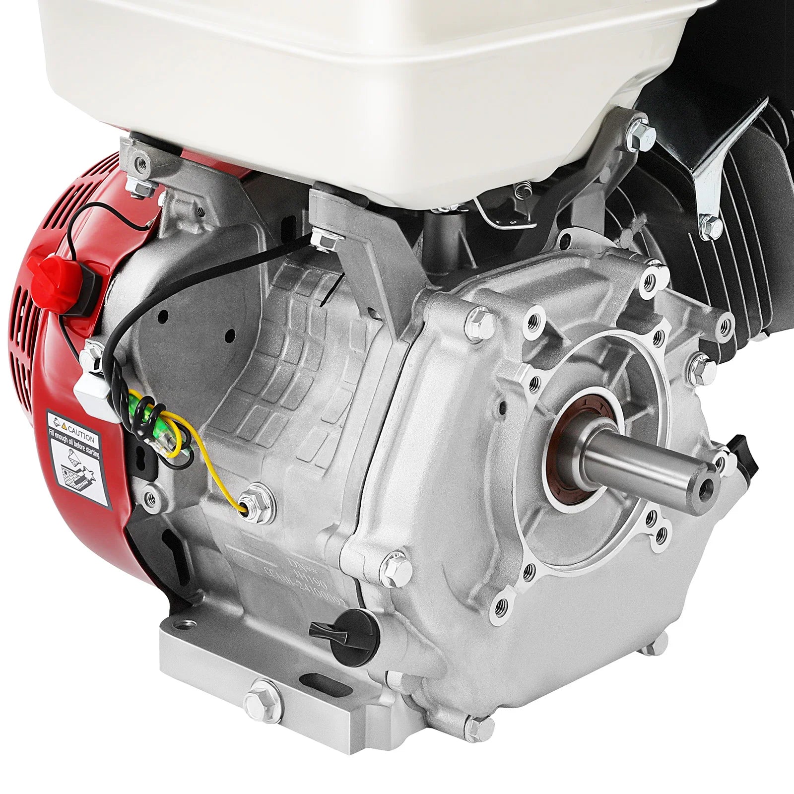9700W 15HP 420CC Gasoline Engine 4 Stroke Gas Motor Low Noise Air Cooling 3600r/min 1.72Gal Large Fuel Tank