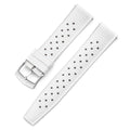 Tropical Fluoro Rubber Watch Strap 20mm 22mm Quick Release Sport Waterproof FKM Men Women Replace Band for Seiko for Citizen