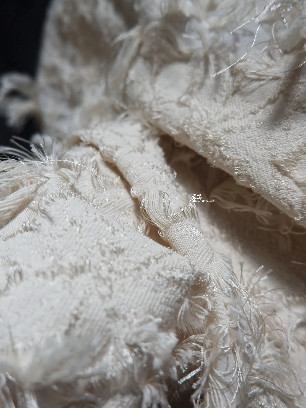 Jacquard Woven Fabric Mixed Tassels for Clothing Outerwear Designer Cloth Apparel for Diy Sewing Nylon Polyester Cotton Material