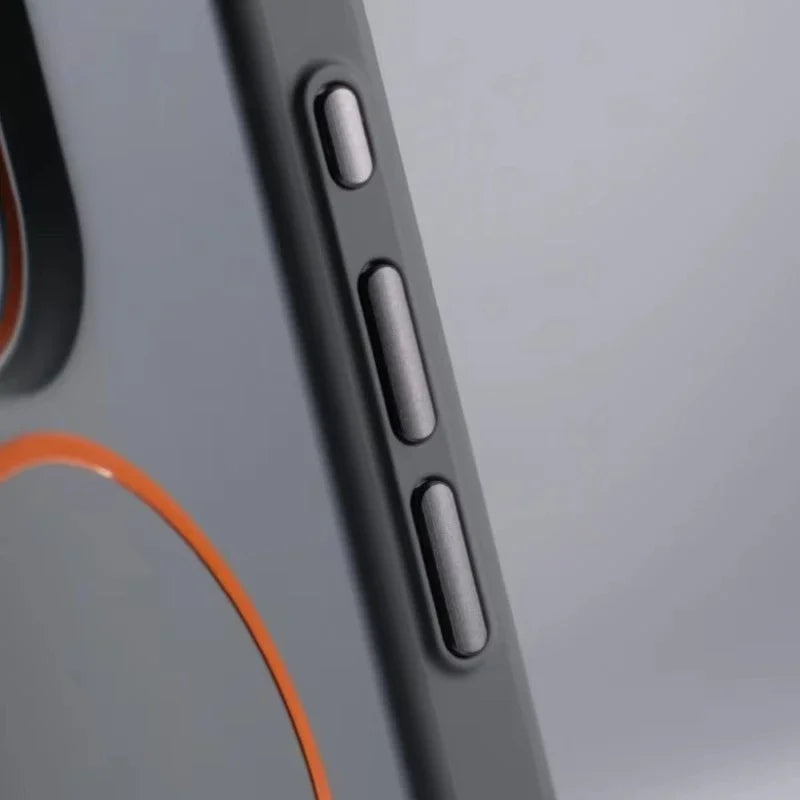 Ultra Thin Simple Hit Color For Magsafe Phone Case For iPhone 16 15 14 13 12 Pro Max Matte Wireless Charger Hard Magnetic Cover