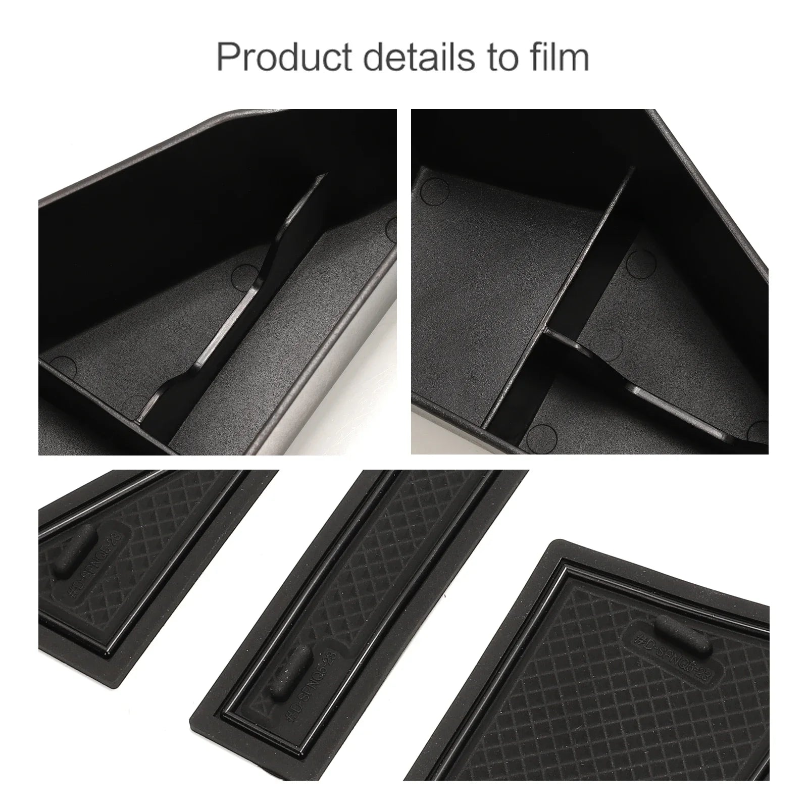 for Kia Sportage NQ5 2021 - 2023 Car Center Console Armrest Storage Box Tray Organizer Accessories Tidying Black