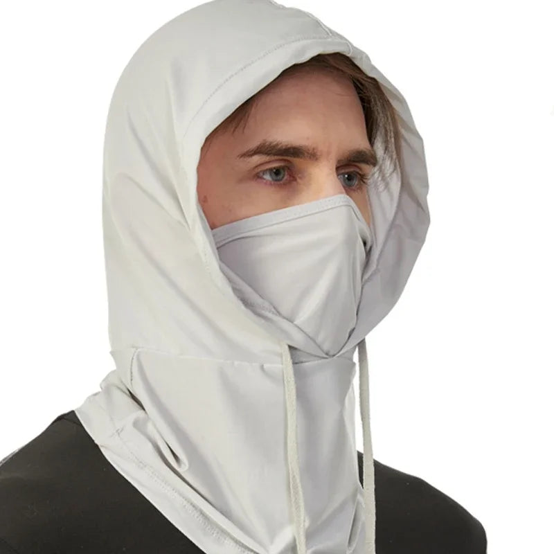 Thin Breathable Balaclava Hat Motorcycle Bicycle Full Face Mask Summer Cycling Helmet Hood Covers Outdoor Sports Neck Sunhat