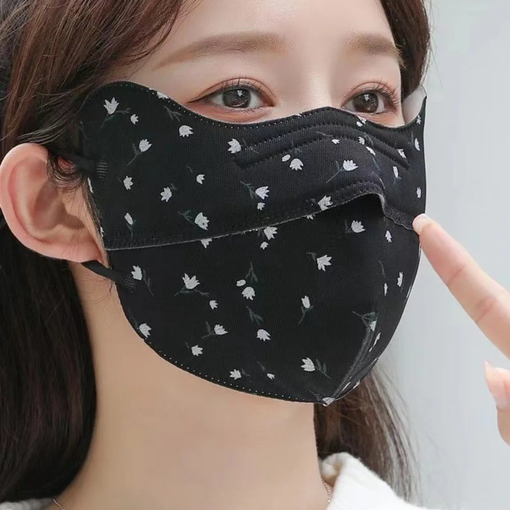 Breathable Windproof Face Cover Scarf Winter Warm Mask Face Veil Outdoor Sports Riding Face Mask Neck Protection