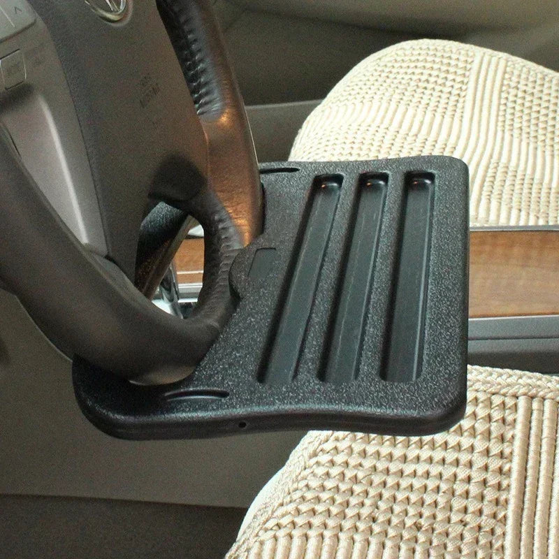 Small Table Board for Car Portable Travel Car Storage Rack Drinks Tray and Dinner Plate Car Steering Wheel Dining Table