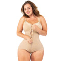 Hiphugger Body Shaper with Bra | Butt Lifter Tummy Control  Fit Everyday Front Zip Sculpting Shapewear Panty