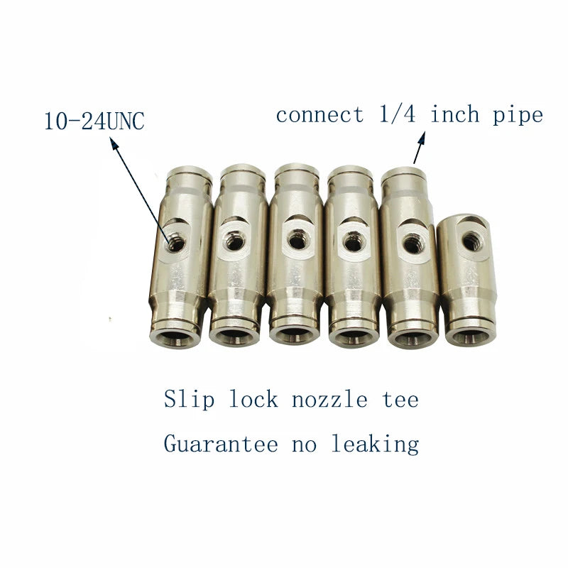 High Pressure Fog Machine Misting Pump Spray Kit with 10M Tubes + 1/4'' Quick Connection + High Pressure Mist Nozzle for Cooling