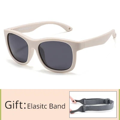 Ralferty Flexible Newborn Children's Glasses Sunglasses Girl Boy Polarized UV400 Protection 0-2 Years Baby Infant Shades Oculos