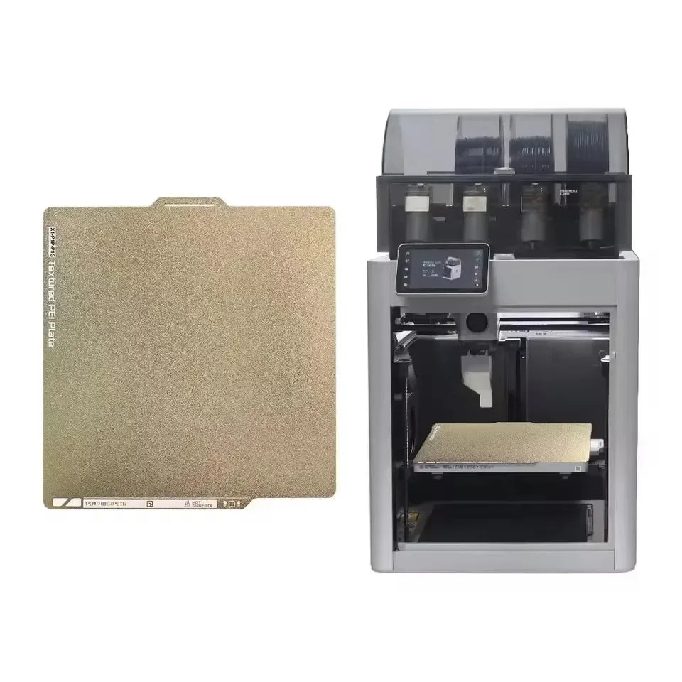 257x257mm Build Plate For Bambu Lab X1/P1P/P1S Texture Double Sided PEI Spring Steel Sheet For Bamboo Lab 3D Printer Accessories