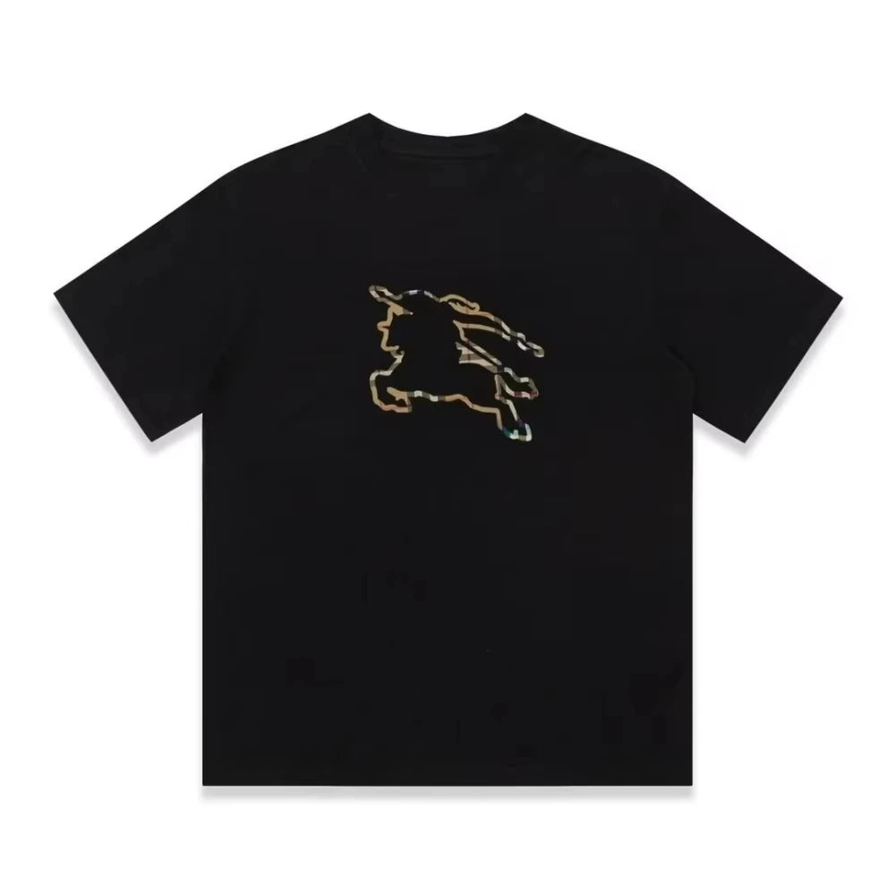 American Trend New Trendy Brand Printed Summer Fashion Cotton High-quality Casual Fitness Hip-hop Men's and Women's T-shir