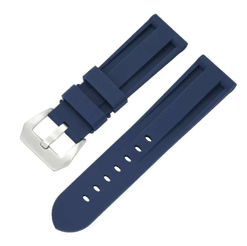 Thick Rubber Watch Band 20mm 22mm 24mm 26mm Camouflage Replacement Silicone Wrist Belt Bracelet Soft Camo Watch Strap