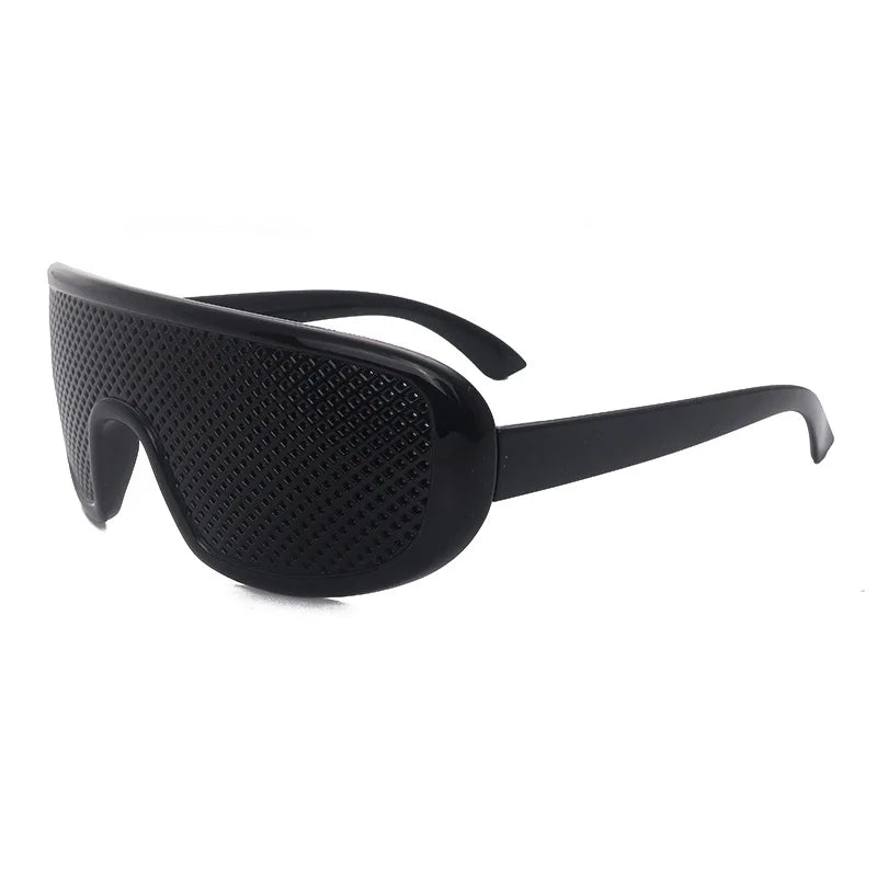 Porous Glasses Improving Small Hole Glasses Pinhole Eyewear Portable Pinhole Sunglasses For Outdoor Use Students Computer Users