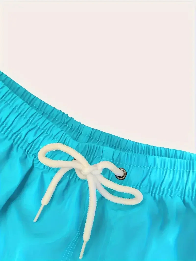 New Summer Men's Swimwear Breathable Board Shorts Male Surfing Swimsuit Fitness Training Shorts Casual Printed Beach Short Pants