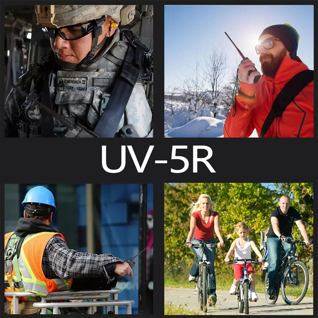 2PCS Baofeng UV 5R 5W 8W Walkie Talkie Portable Ham CB Radio Dual Band VHF UHF FM Transceiver Two Way Radio UV82 S9 K5 Plus