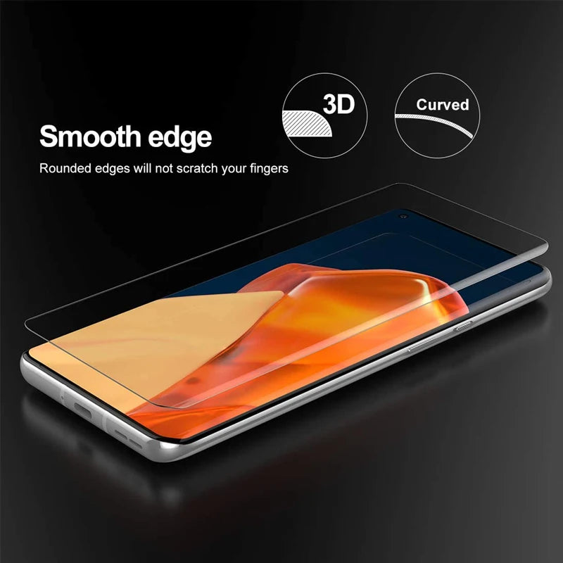 3D Curved Full Glue Tempered Glass For OPPO Reno 3 4 5 6 Pro 5G Screen Protector For OPPO Reno 6 9 10 Pro+ UV Glass