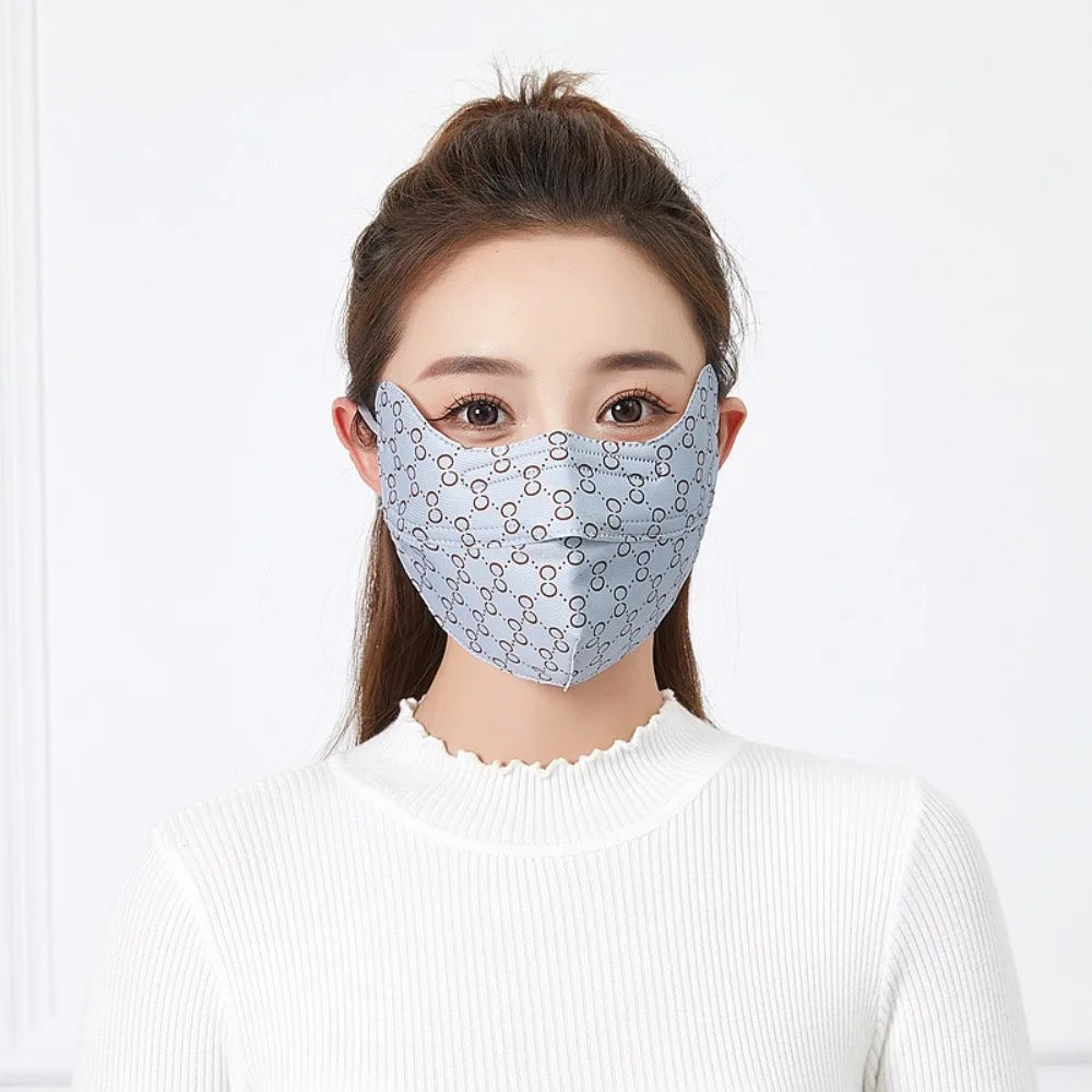 Breathable Windproof Face Cover Scarf Winter Warm Mask Face Veil Outdoor Sports Riding Face Mask Neck Protection