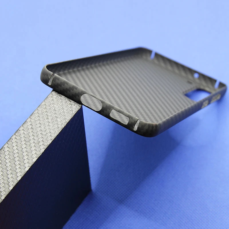 Case for Samsung Galaxy S23 S23+ Plus 600D Real Carbon Fiber Aramid Cell Mobile Phone Protective Cover Protection Shell