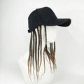 Baseball Cap Wig Hip Hop Hat Daily Wear Synthetic Wig Wig Hair Dreadlocks Cap Peaked Cap Dirty Hair Braid Sun Visor Hats