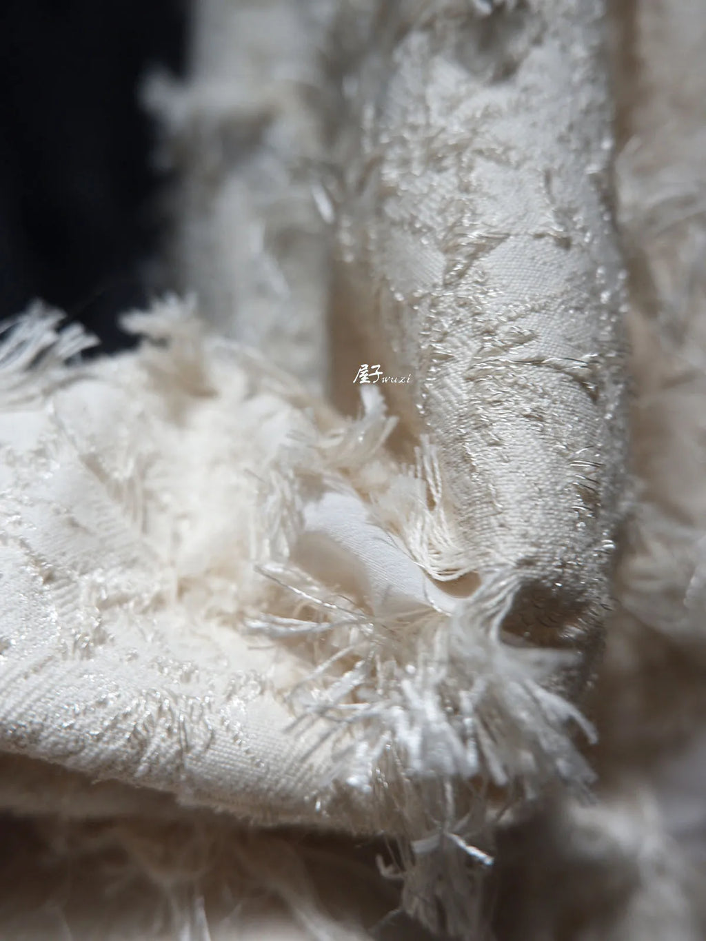 Jacquard Woven Fabric Mixed Tassels for Clothing Outerwear Designer Cloth Apparel for Diy Sewing Nylon Polyester Cotton Material