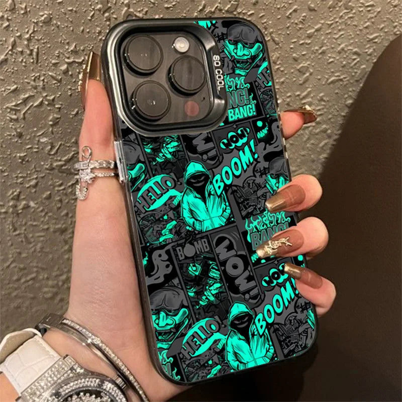 Blackened Clown Style Phone Case for Xiaomi Poco F6 F5 X6 X5 M6 Pro Mi 13 12 11 Lite 5G 14 13T 12T 14T Shockproof Bumper Cover