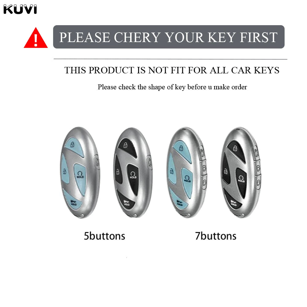 Fashion TPU 5 7 Buttons Car Key Case Cover Shell For Xiandai IONIQ 6 New Grand Prix GN7 Kona Protector Fob Bag Accessories