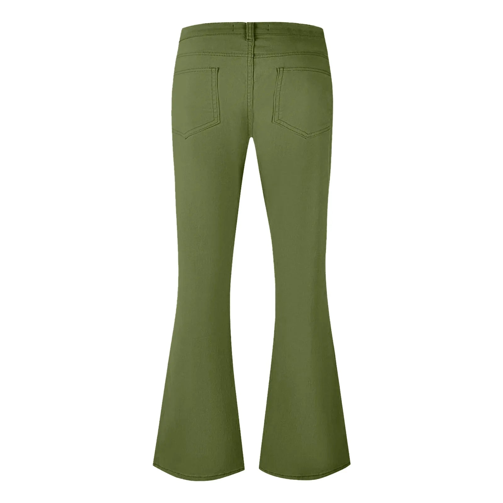 Men's fashion Retro Disco Flared Pants Loose Stretch Vintage Trousers Fit Flared Comfortable Retro Stretch Twill Men's Trousers