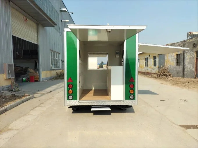 Cheap Mobile Kitchen Trailer Fully Equipped Food Truck Mini Food Cart For Coffee And Snacks Use