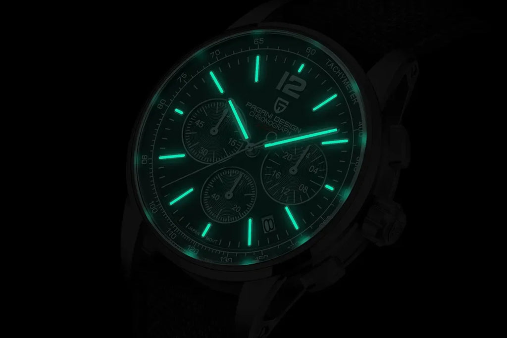 PAGANI DESIGN 2025 New Luxury Fashion Casual Men Quartz Watches VK63 100M Water Resistant Sapphire Glass Stainless Steel Watches