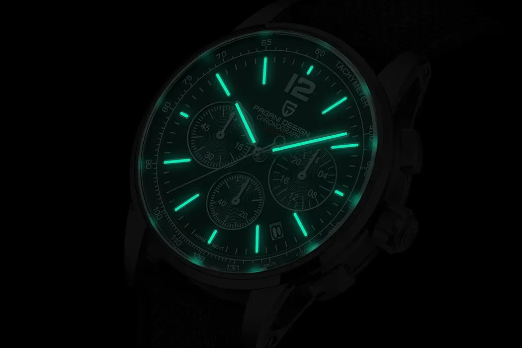 PAGANI DESIGN 2025 New Luxury Fashion Casual Men Quartz Watches VK63 100M Water Resistant Sapphire Glass Stainless Steel Watches