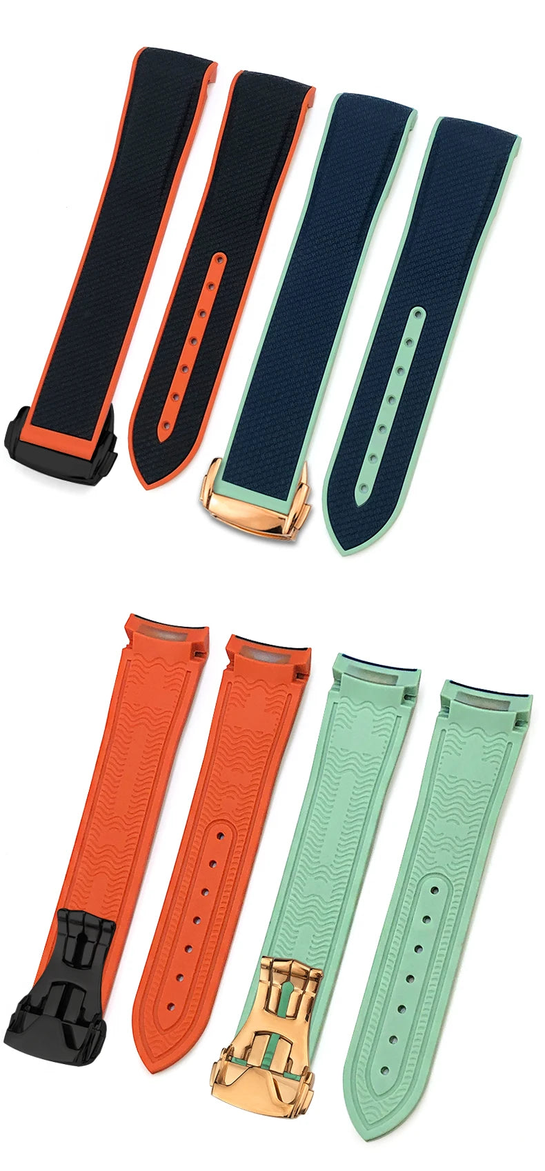 for Omega Planet Ocean Speedmaster Seamaster AT150 18mm 19mm 20mm High Quality Rubber Watchband Silicone Colorful Watch Strap