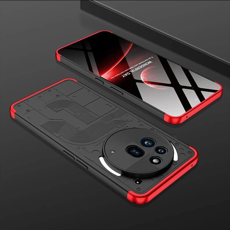For Nothing Phone3a Pro Matte Hard PC Shockproof 360 Full Protection Case For Nothing Phone 3a Pro Three-stage Combination Cover