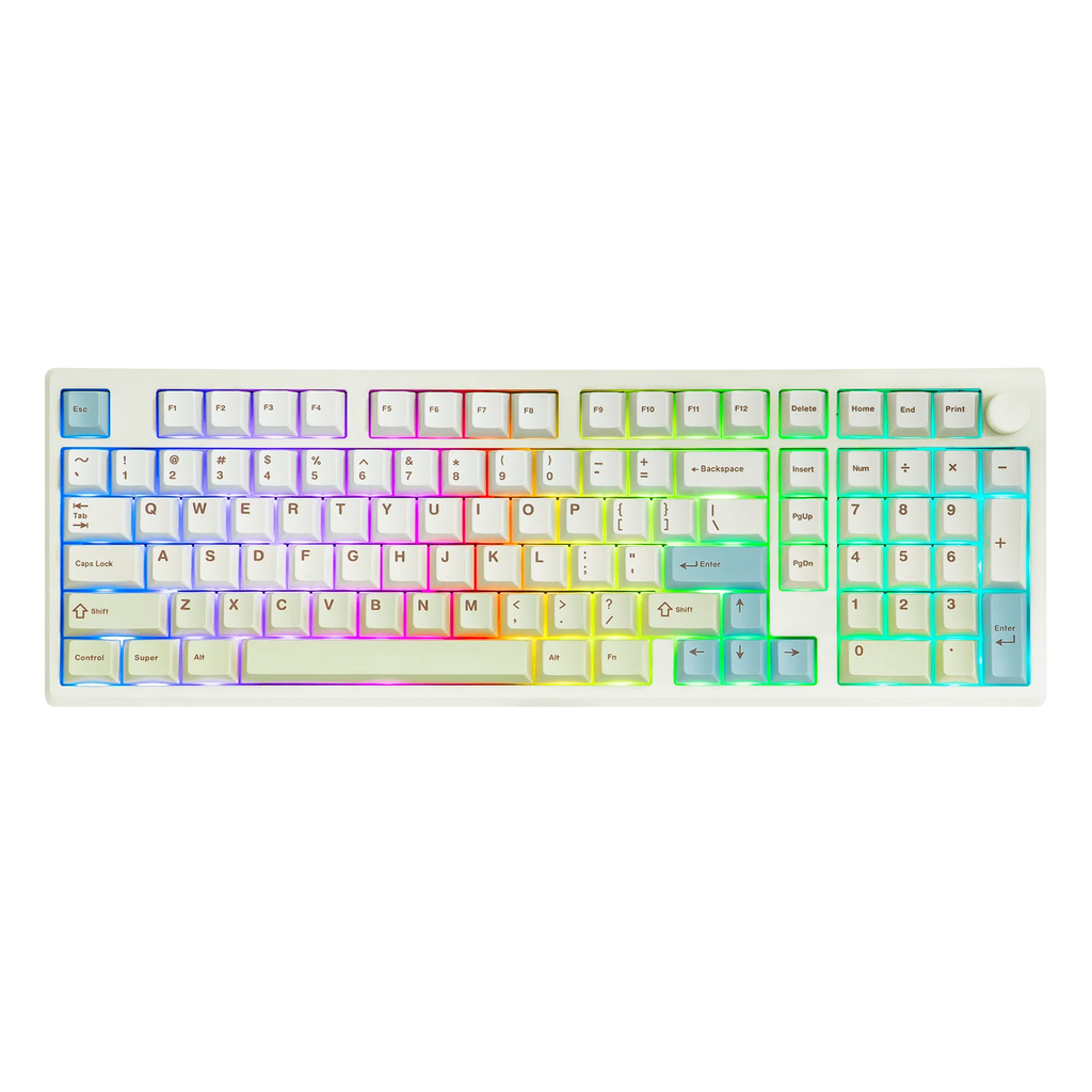 EPOMAKER Galaxy100 Lite QMK/VIA 96% ANSI US Layout Gasket Hot-Swap Wired/2.4GHz/BT Wireless 1800 Aluminum Mechanical Keyboard