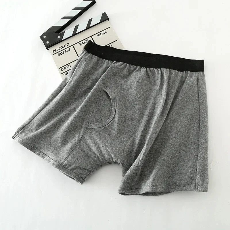1Pc Men Underpants Leakage Prevention Urinary and Stool Prevention Strong Water Absorbent Underwear for Elderly Patients