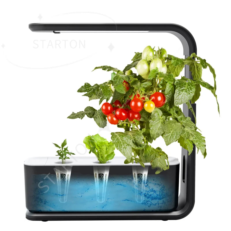 Garden Indoor Home Led Grow Light Smart Planter Pot Kits Herb Self Watering aero Pots Hydroponic Growing Systems
