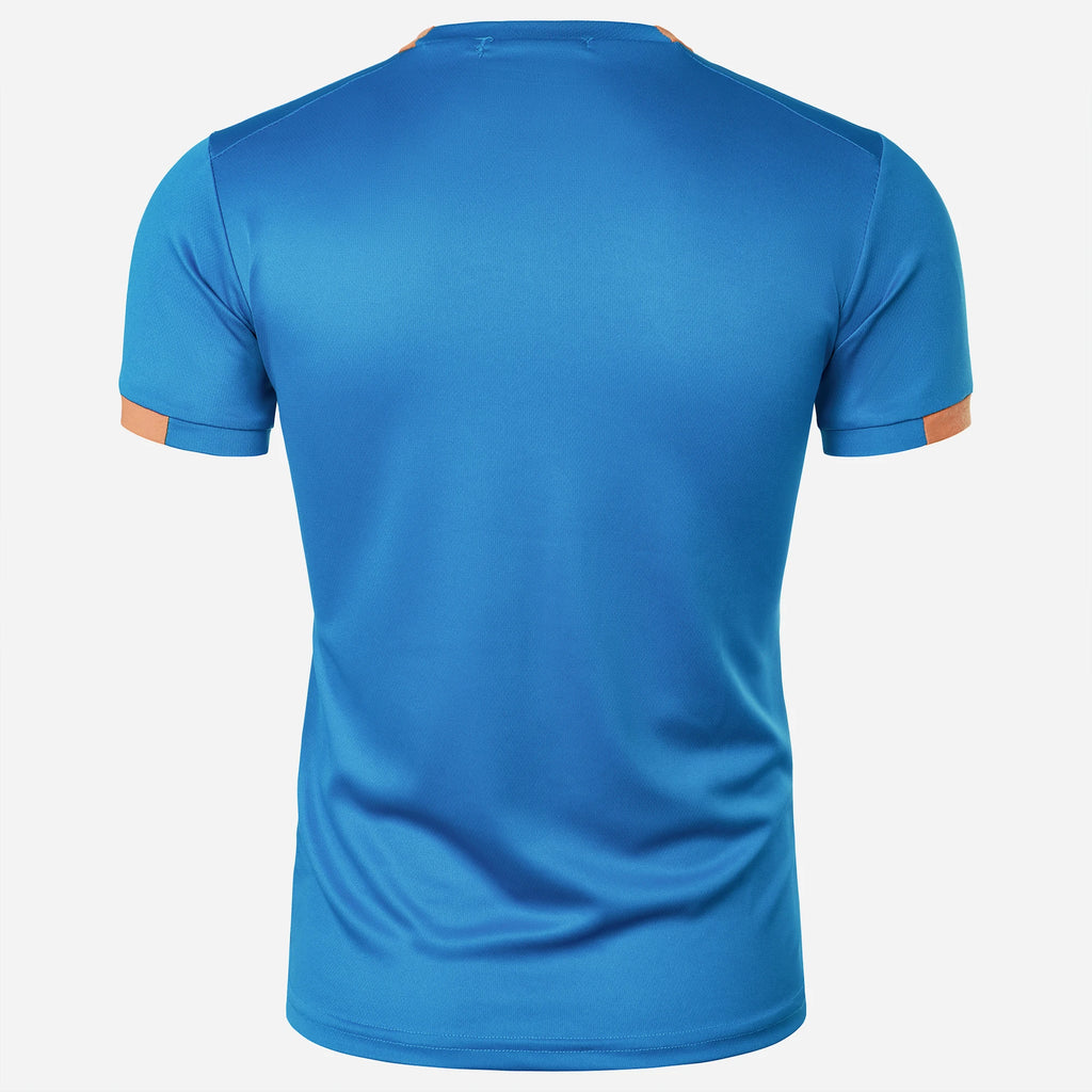 Summer men's fitness sports training Breathable short sleeve quick drying clothes men's sports fashion short sleeve T-shirt