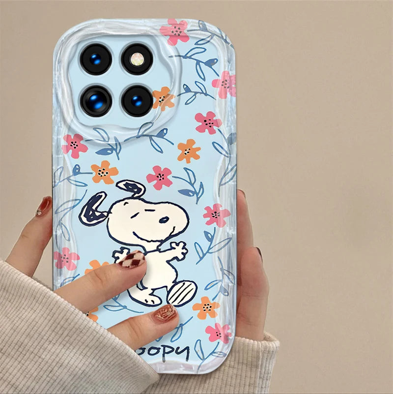 S-Snoopy Case for Xiaomi Mi 15 14T 13 Lite 12 Pro 12S 12X 11i 5G POCO X7 X6 X5 X4 GT X3 NFC F6 F5 M6 Plus Soft Silicone Cover